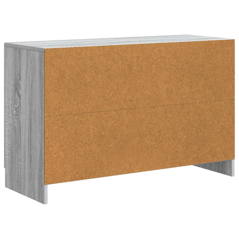 Bufet Szary Sonoma 89 x 34,5 x 57 cm Drewno inżynieryjne