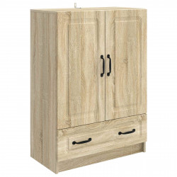 Bufet dąb Sonoma 66 x 34,5 x 92 cm Drewno inżynieryjne
