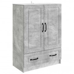 Bufet Betonowy szary 66 x 34,5 x 92 cm Drewno inżynieryjne