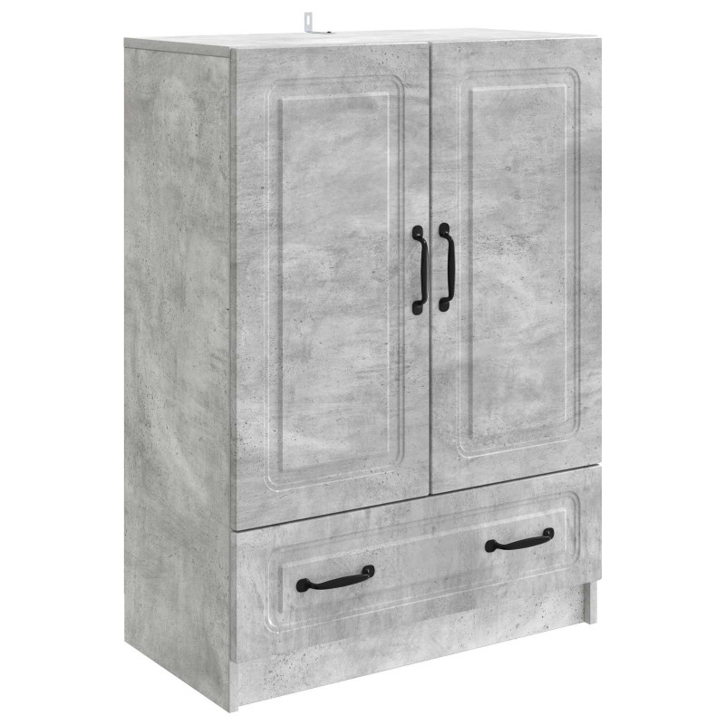 Bufet Betonowy szary 66 x 34,5 x 92 cm Drewno inżynieryjne
