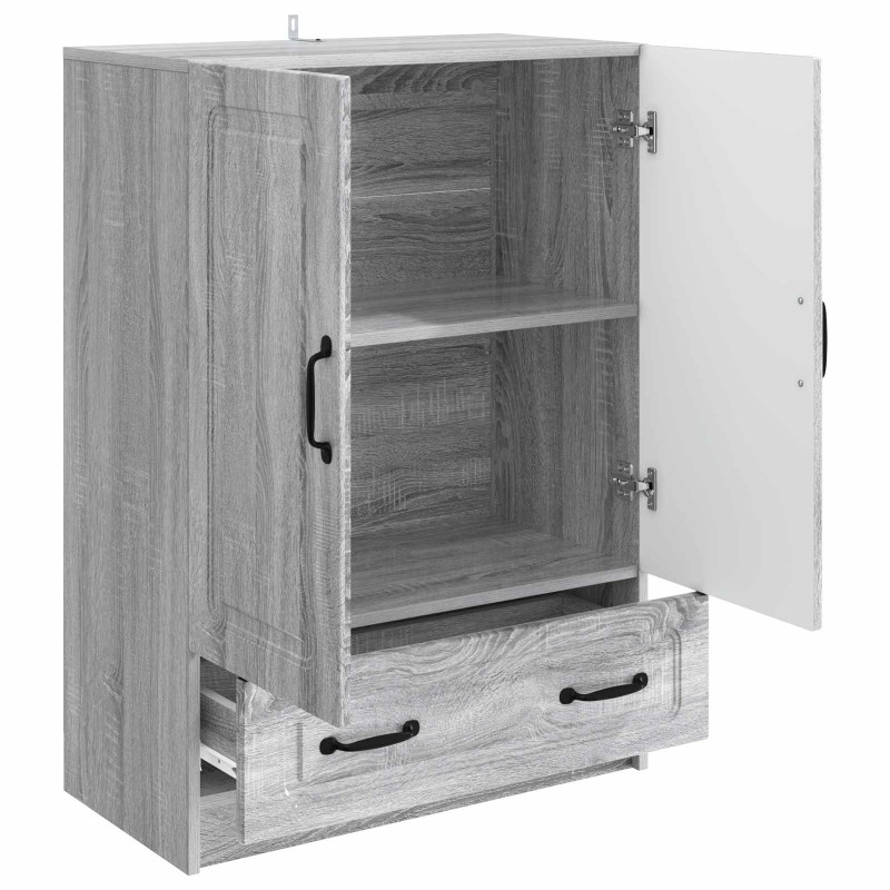 Bufet Szary Sonoma 66 x 34,5 x 92 cm Drewno inżynieryjne