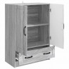 Bufet Szary Sonoma 66 x 34,5 x 92 cm Drewno inżynieryjne
