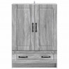 Bufet Szary Sonoma 66 x 34,5 x 92 cm Drewno inżynieryjne