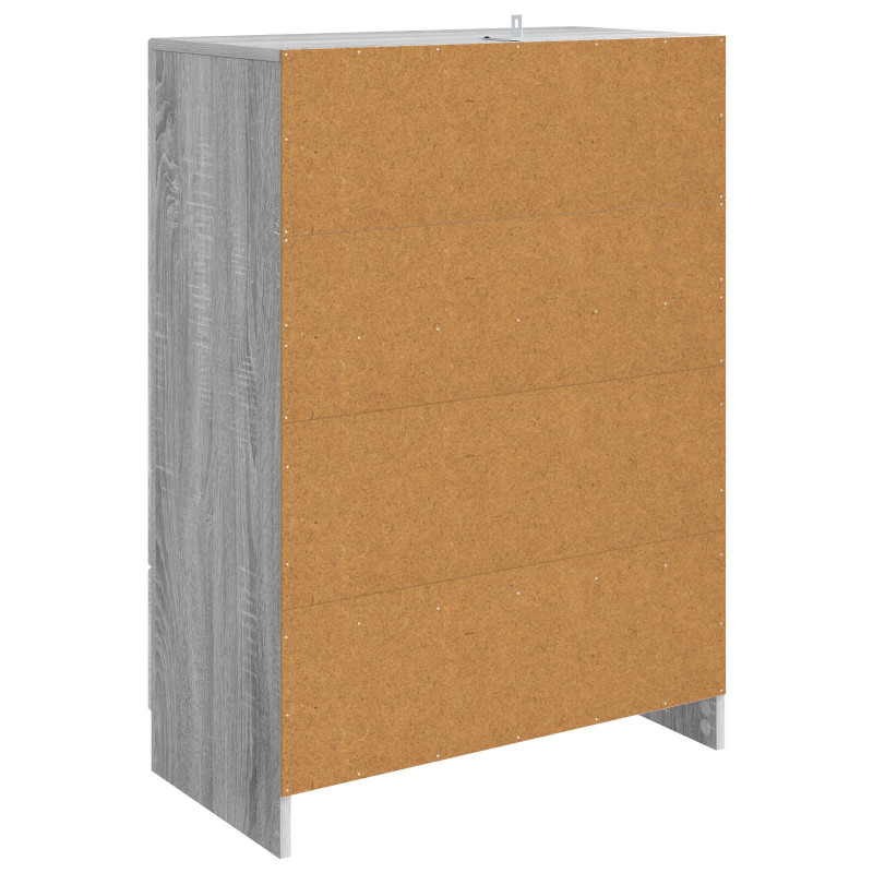 Bufet Szary Sonoma 66 x 34,5 x 92 cm Drewno inżynieryjne