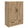 Bufet Dąb artisan 66 x 34,5 x 92 cm Drewno inżynieryjne