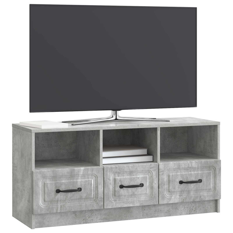 Szafka pod telewizor Betonowy szary 102 x 34,5 x 47 cm