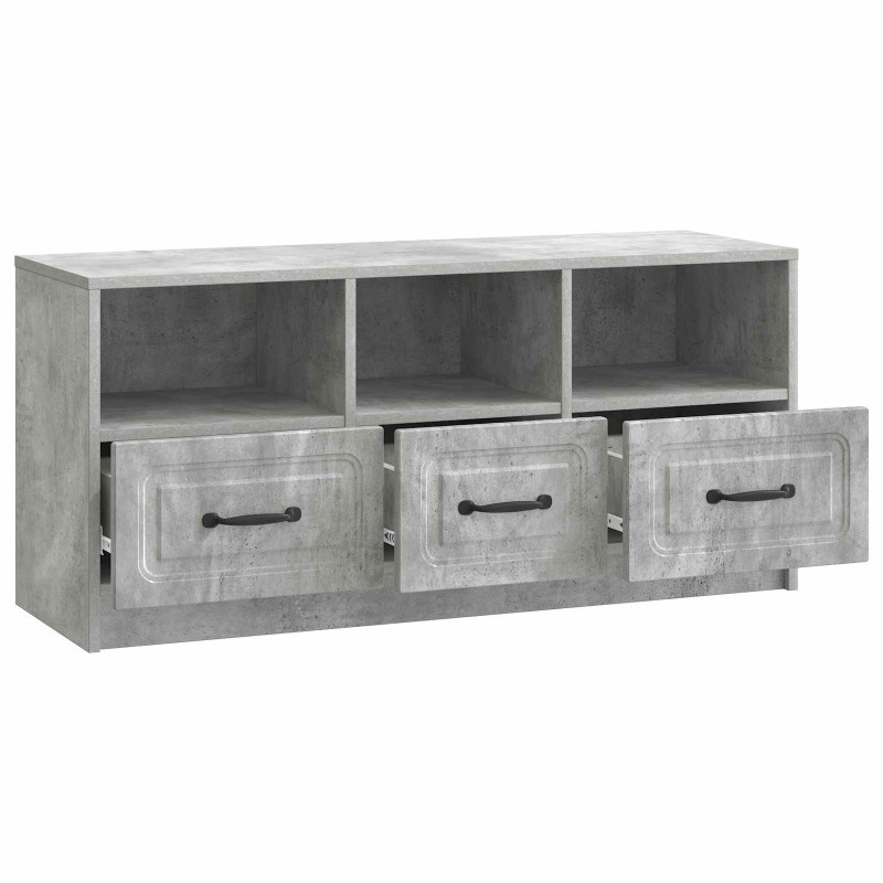 Szafka pod telewizor Betonowy szary 102 x 34,5 x 47 cm