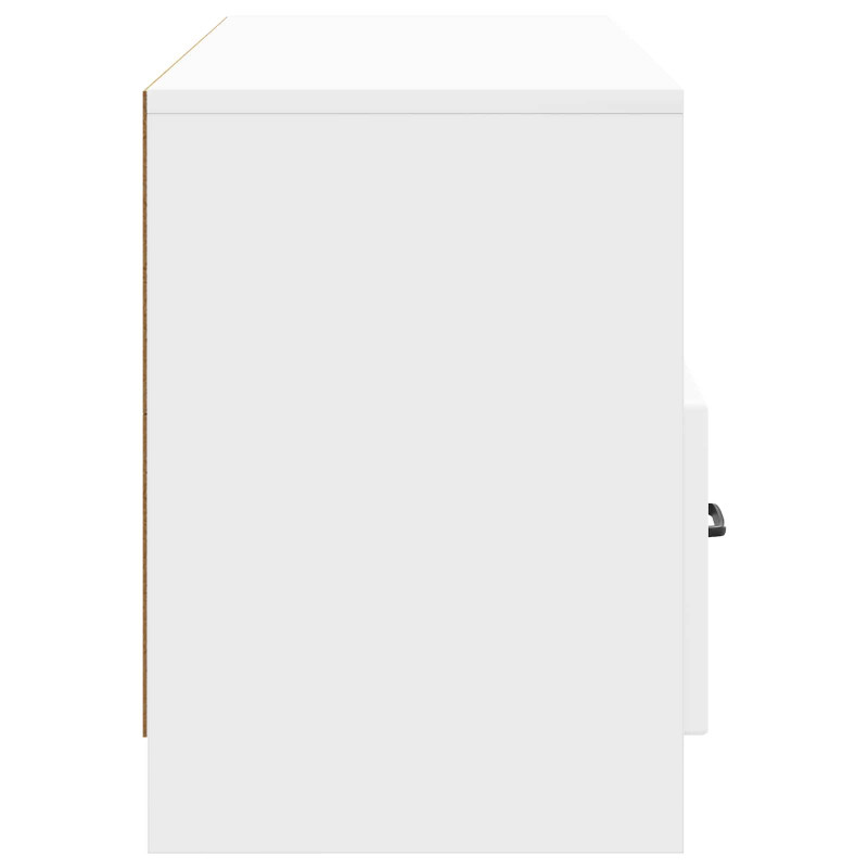 Szafka pod telewizor Biały wysoki połysk 102 x 34,5 x 47 cm