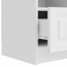 Szafka pod telewizor Biały wysoki połysk 102 x 34,5 x 47 cm