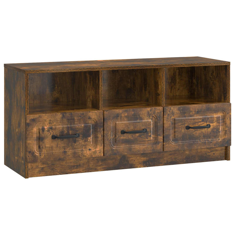 Szafka pod telewizor z szufladą Dąb wędzony 102 x 34,5 x 47 cm