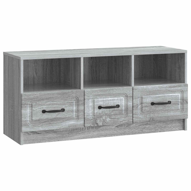 Szafka pod telewizor z szufladą Szary Sonoma 102 x 34,5 x 47 cm