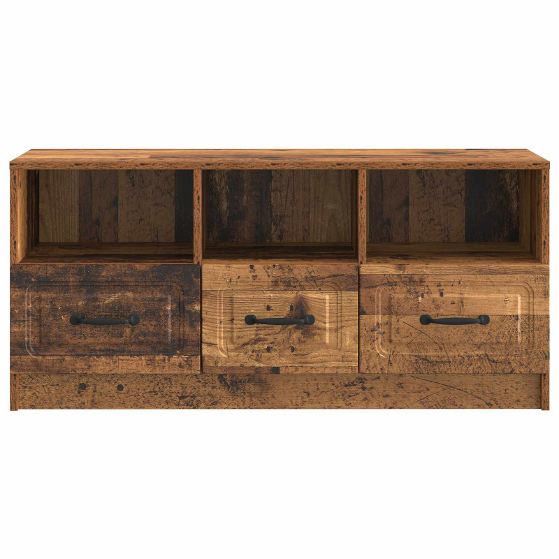 Szafka pod telewizor z szufladą Stare drewno 102 x 34,5 x 47 cm