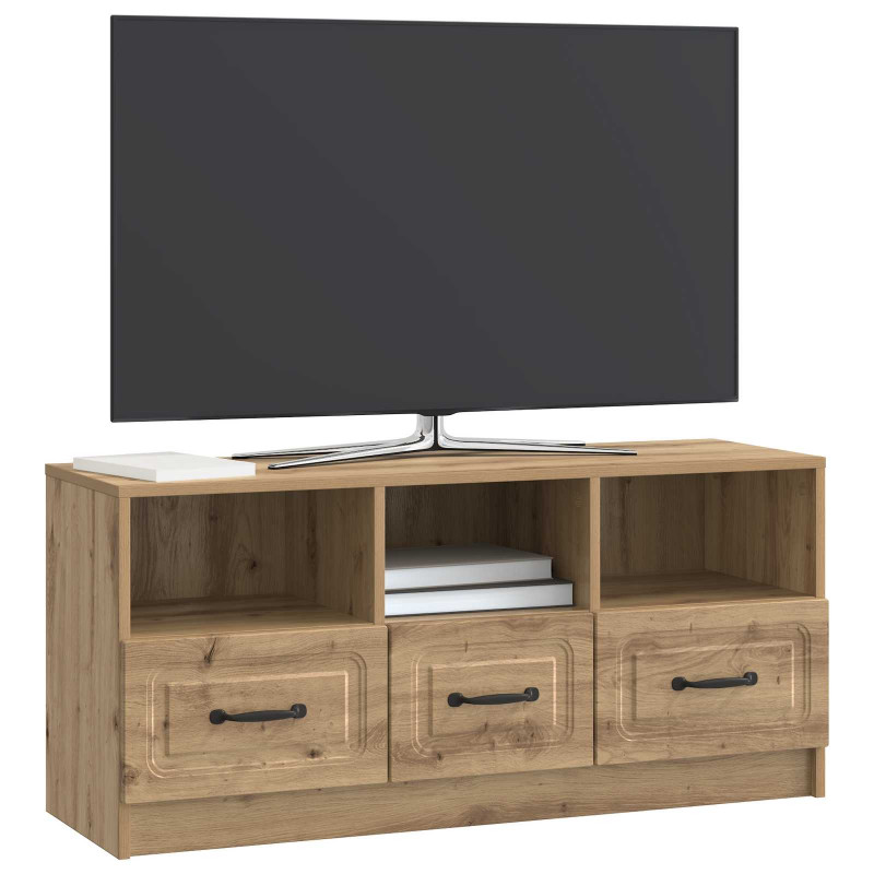 Szafka pod telewizor z szufladą Dąb artisan 102 x 34,5 x 47 cm