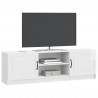 Szafka pod telewizor Biały wysoki połysk 150 x 31 x 47 cm