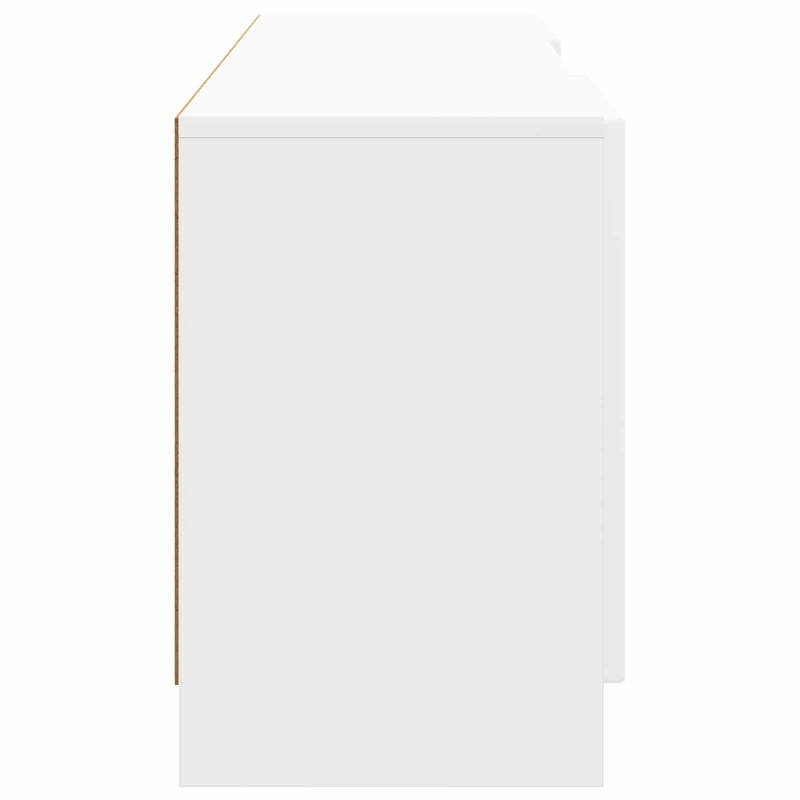 Szafka pod telewizor Biały wysoki połysk 150 x 31 x 47 cm