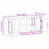Szafka pod telewizor dąb Sonoma 102 x 34,5 x 47 cm