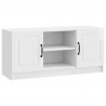 Szafka pod telewizor Biały wysoki połysk 102 x 34,5 x 47 cm