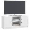 Szafka pod telewizor Biały wysoki połysk 102 x 34,5 x 47 cm