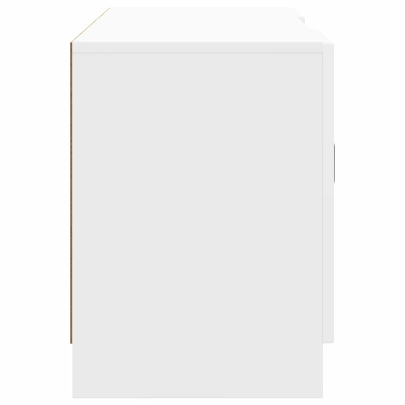 Szafka pod telewizor Biały wysoki połysk 102 x 34,5 x 47 cm