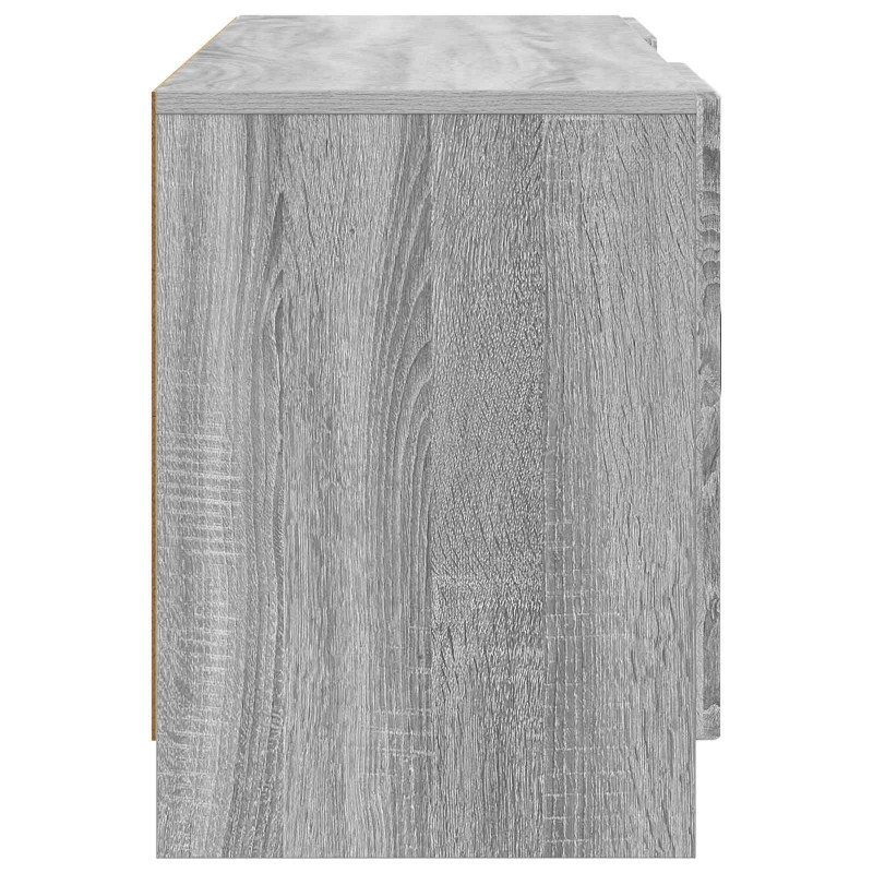 Szafka pod telewizor Szary Sonoma 102 x 34,5 x 47 cm