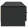 Szafka pod telewizor z szufladą Czarny 147 x 34,5 x 27 cm