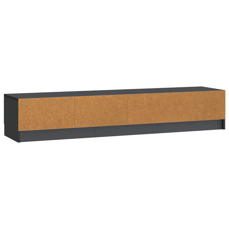 Szafka pod telewizor z szufladą Czarny 147 x 34,5 x 27 cm