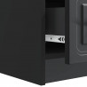 Szafka pod telewizor z szufladą Czarny 147 x 34,5 x 27 cm