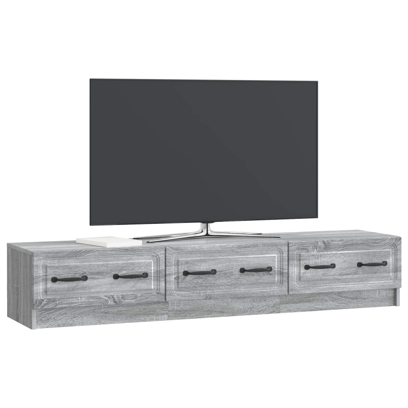 Szafka pod telewizor z szufladą Szary Sonoma 147 x 34,5 x 27 cm
