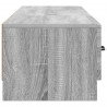 Szafka pod telewizor z szufladą Szary Sonoma 147 x 34,5 x 27 cm