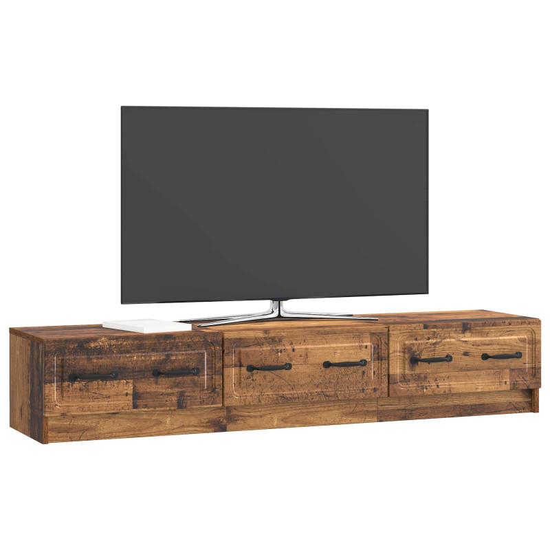 Szafka pod telewizor z szufladą Stare drewno 147 x 34,5 x 27 cm