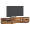 Szafka pod telewizor z szufladą Stare drewno 147 x 34,5 x 27 cm