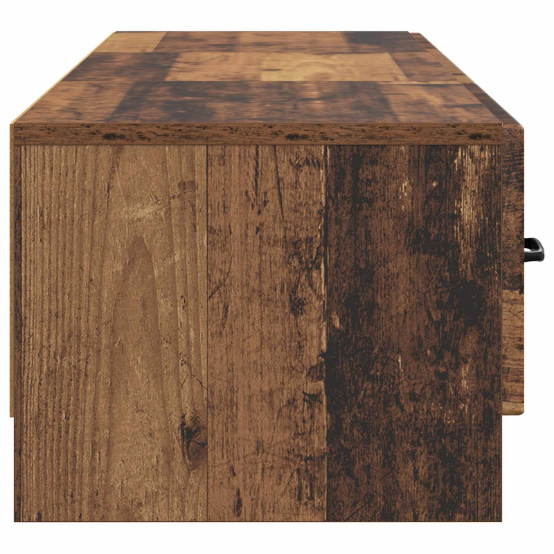 Szafka pod telewizor z szufladą Stare drewno 147 x 34,5 x 27 cm