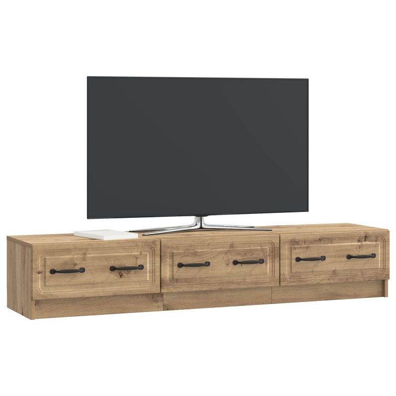 Szafka pod telewizor z szufladą Dąb artisan 147 x 34,5 x 27 cm