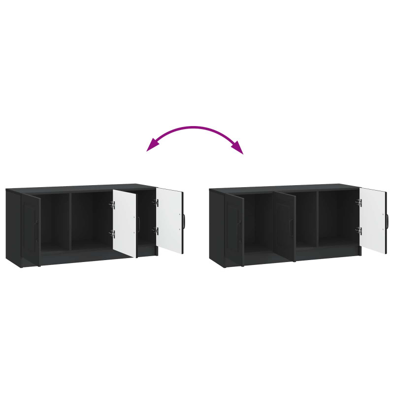Szafka pod telewizor Czarny 99 x 34,5 x 47 cm
