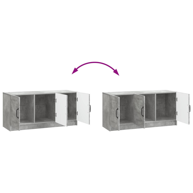 Szafka pod telewizor Betonowy szary 99 x 34,5 x 47 cm