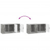 Szafka pod telewizor Betonowy szary 99 x 34,5 x 47 cm