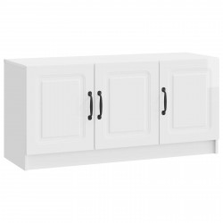 Szafka pod telewizor Biały wysoki połysk 99 x 34,5 x 47 cm