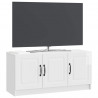 Szafka pod telewizor Biały wysoki połysk 99 x 34,5 x 47 cm