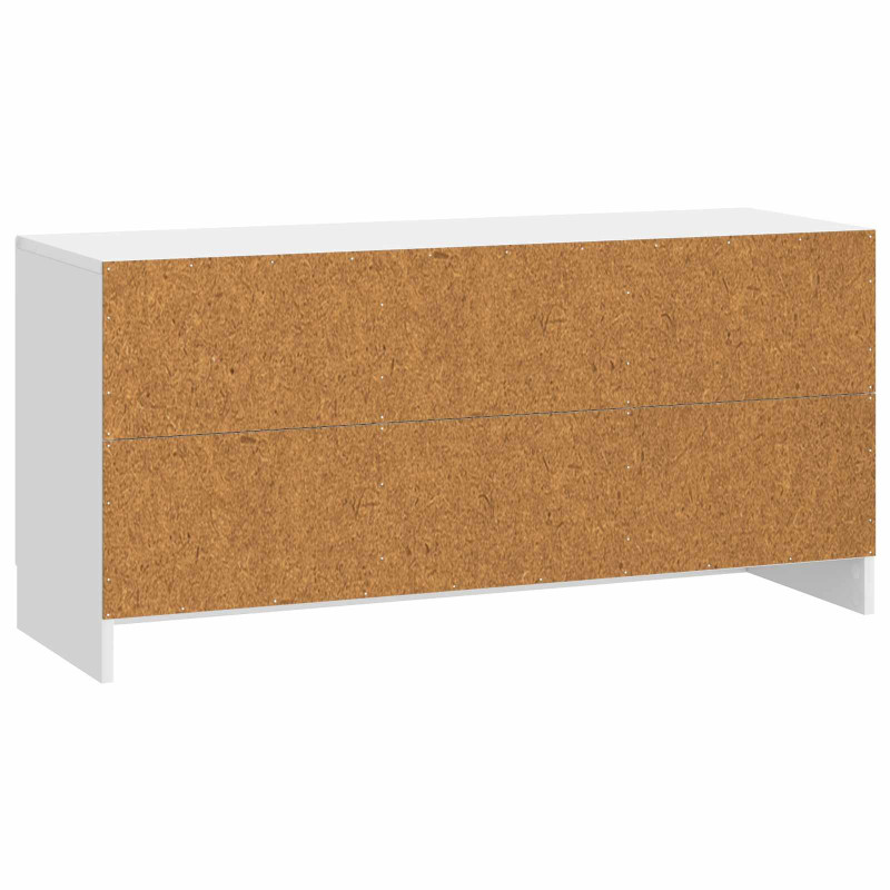 Szafka pod telewizor Biały wysoki połysk 99 x 34,5 x 47 cm