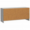 Szafka pod telewizor Szary Sonoma 99 x 34,5 x 47 cm