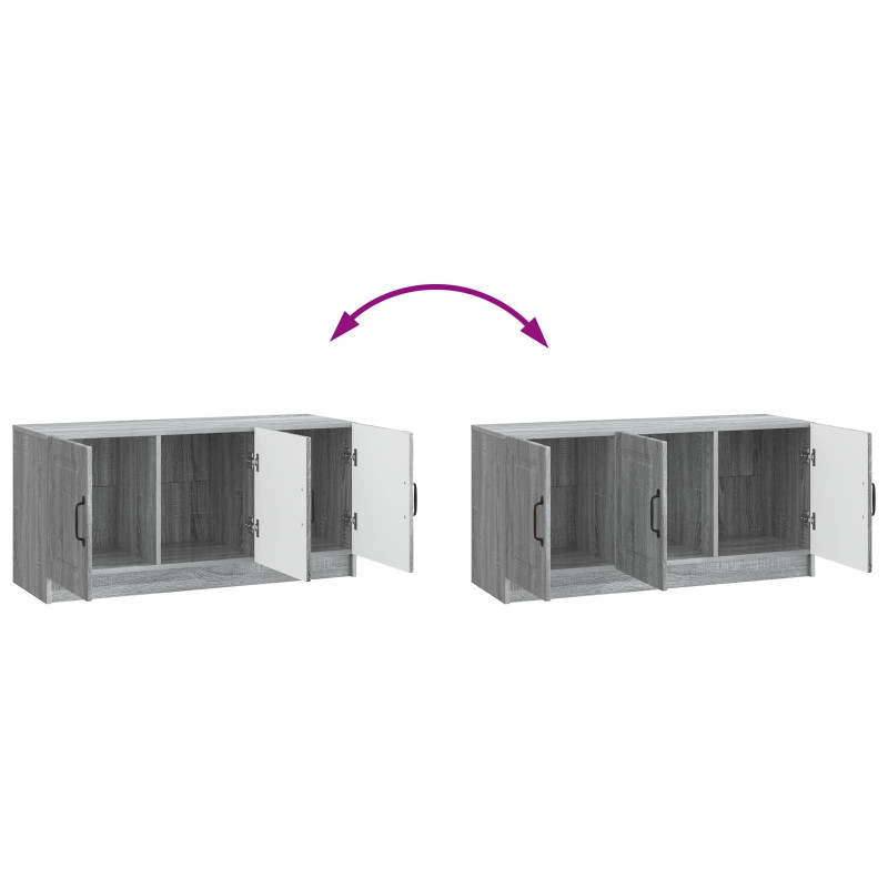 Szafka pod telewizor Szary Sonoma 99 x 34,5 x 47 cm