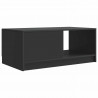 Stolik kawowy Czarny 90 x 50 x 37 cm Drewno inżynieryjne