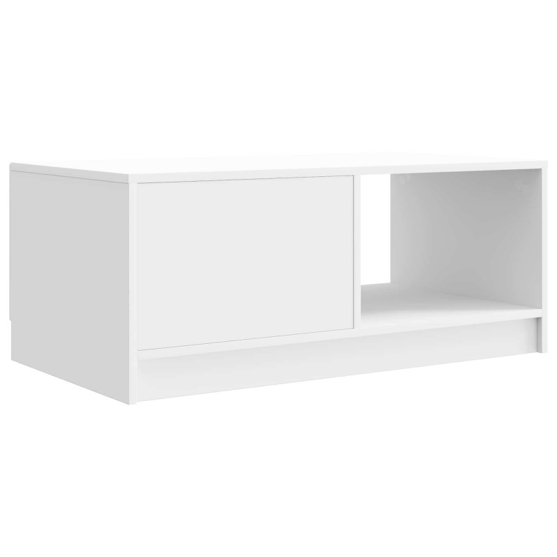 Stolik kawowy Biały wysoki połysk 90 x 50 x 37 cm
