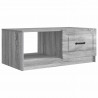 Stolik kawowy Szary Sonoma 90 x 50 x 37 cm Drewno inżynieryjne