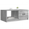 Stolik kawowy Szary Sonoma 90 x 50 x 37 cm Drewno inżynieryjne