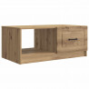Stolik kawowy Dąb artisan 90 x 50 x 37 cm Drewno inżynieryjne