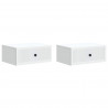 Szafka Nocna 2 pcs Biały 49 x 34,5 x 20 cm Drewno inżynieryjne