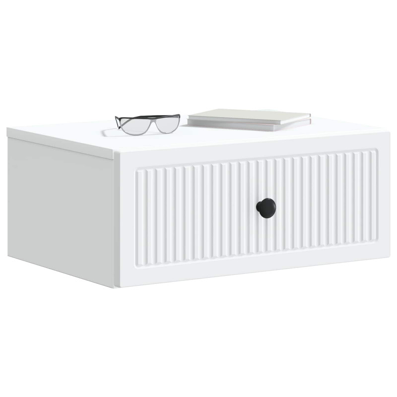 Szafka Nocna 2 pcs Biały 49 x 34,5 x 20 cm Drewno inżynieryjne