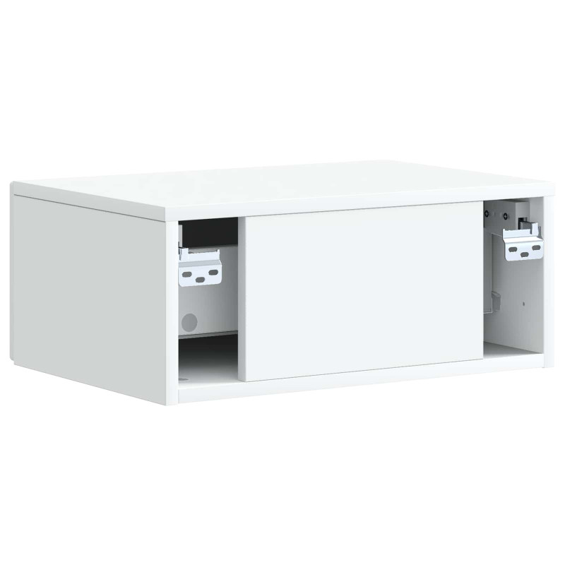 Szafka Nocna 2 pcs Biały 49 x 34,5 x 20 cm Drewno inżynieryjne