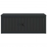 Szafka Nocna 2 pcs Czarny 49 x 34,5 x 20 cm Drewno inżynieryjne